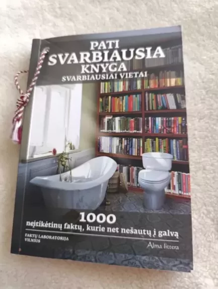 Pati svarbiausia knyga svarbiausiai vietai 1000 neįtikėtinų faktų, kurie net nešautų į galvą
