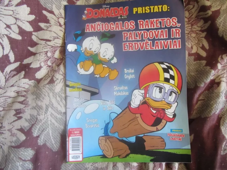 Donaldas ir kiti. Ančiogalos raketos, palydovai ir erdvėlaiviai - Walt Disney, knyga