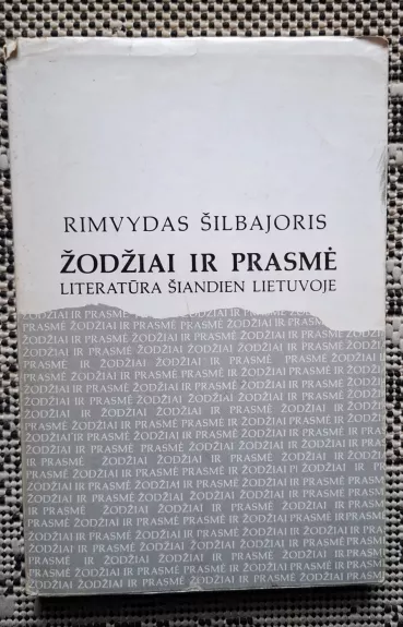 Žodžiai ir prasmė. Literatūra šiandien Lietuvoje