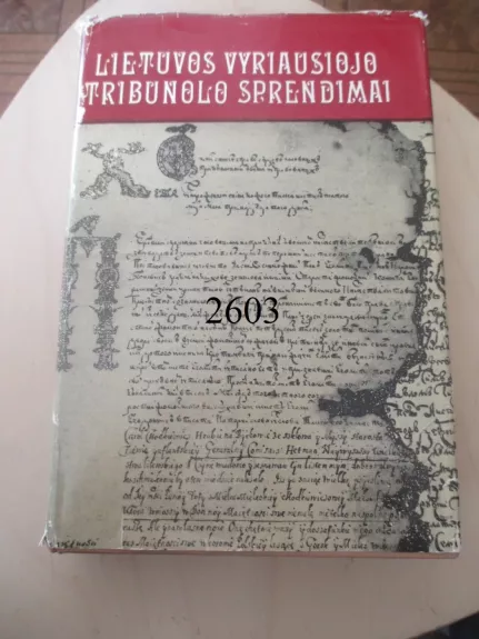Lietuvos vyriausiojo tribunolo sprendimai 1583-1655