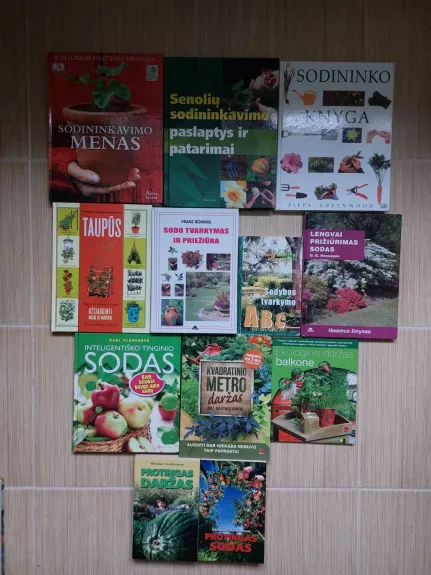 Knygų apie sodą ir daržą rinkinys