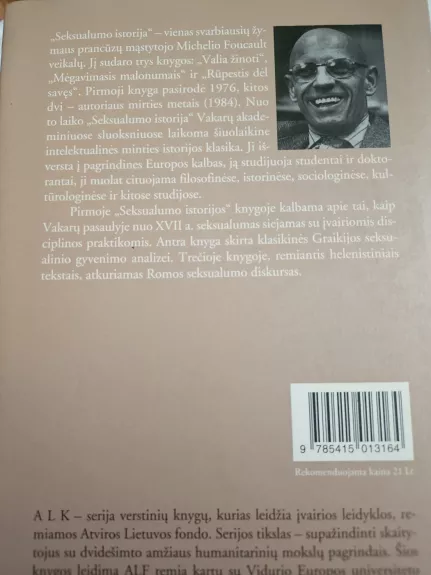 Seksualumo istorija - Michel Foucault, knyga