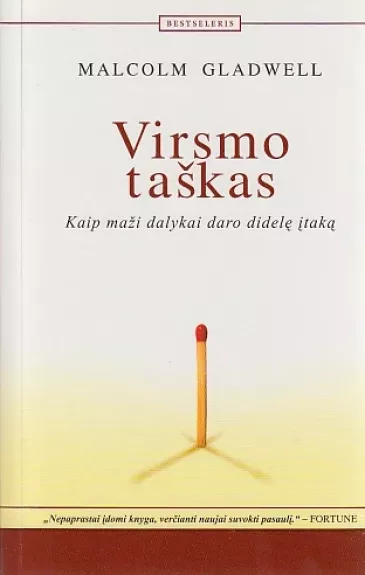 Virsmo taškas: kaip maži dalykai daro didelę įtaką - Malcolm Gladwell, knyga