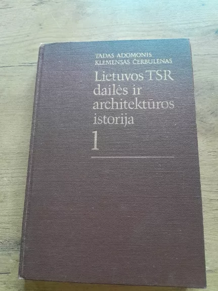 Lietuvos TSR dailės ir architektūros istorija (1 tomas)