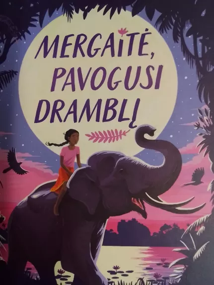 Mergaitė pavogusi dramblį