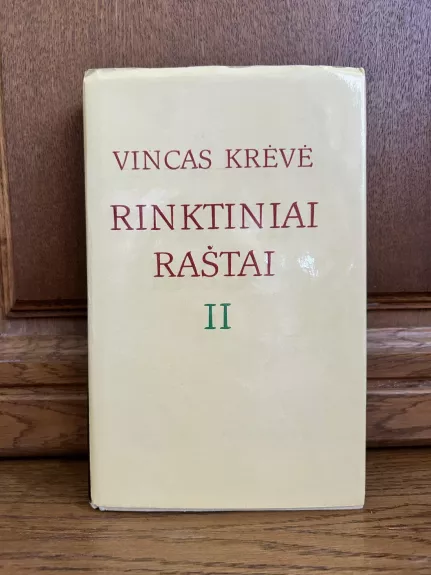 Vincas Krėvė rinktiniai Raštai 2 tomas