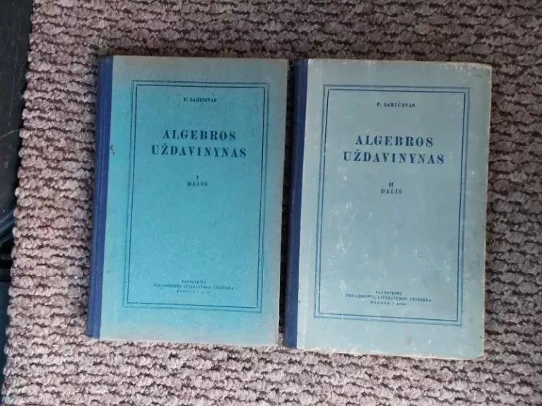 Algebros uždavinynas 1-2 dalys
