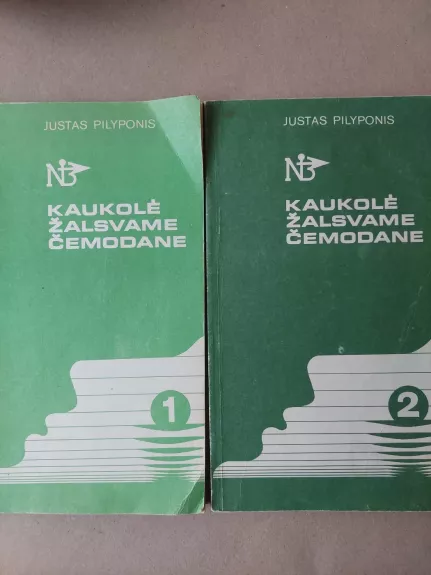 Kaukolė žalsvame čemodane (2 dalys) - Justas Pilyponis, knyga