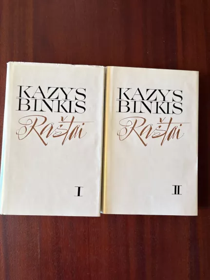Kazys Binkis Raštai 1-2 tomai