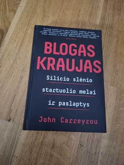 BLOGAS KRAUJAS: Silicio slėnio startuolio melai ir paslaptys