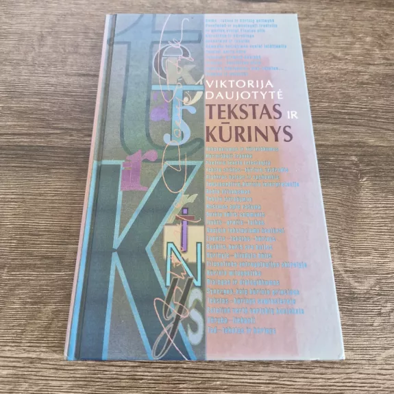 TEKSTAS IR KŪRINYS