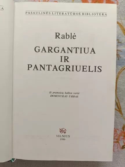 Gargantiua ir Pantagriuelis