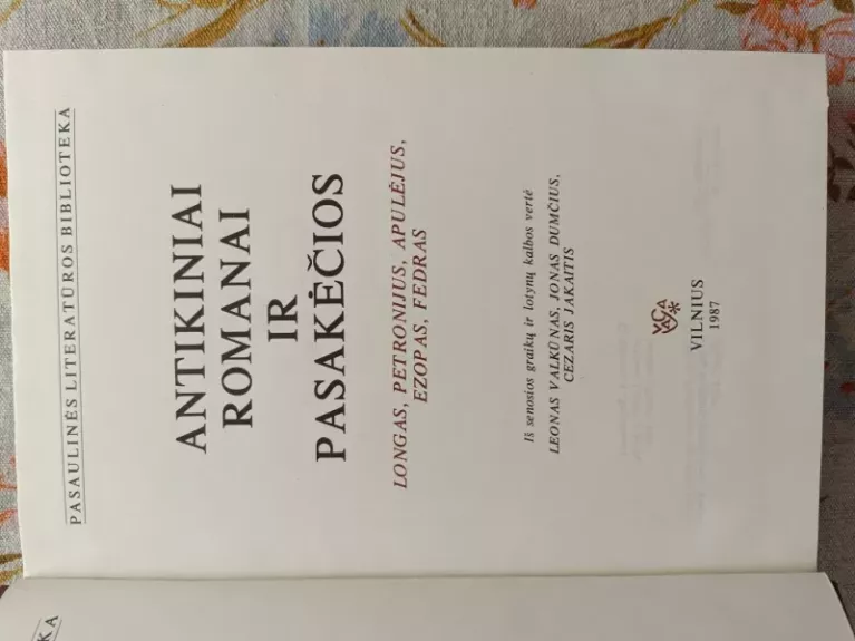 Antikiniai romanai ir pasakėčios