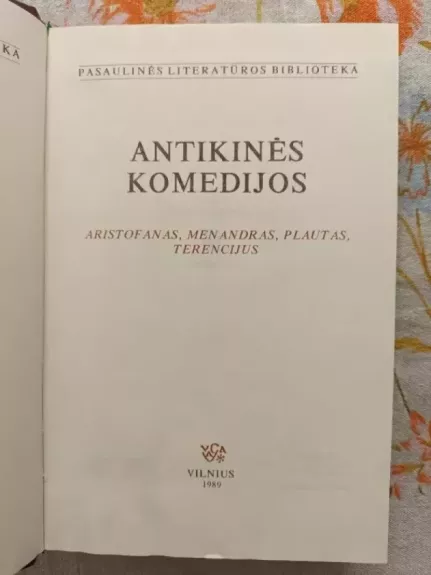 Antikinės komedijos