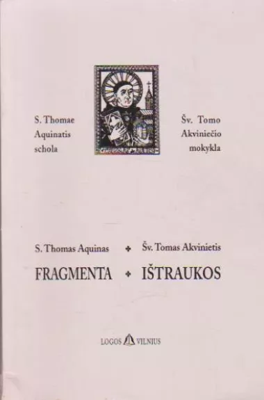 Šv. Tomas Akvinietis. Ištraukos