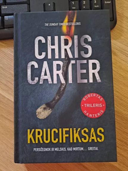Krucifiksas - Chris Carter, knyga
