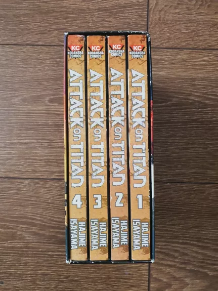 Attack on titan 1-4