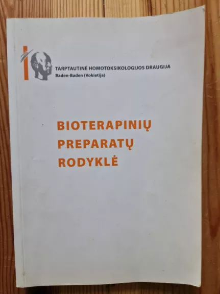 Bioterapinių preparatų rodyklė