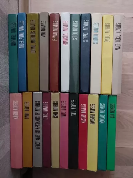 Visa Pasaulio šalių novelių knygų serija. 22 knygos