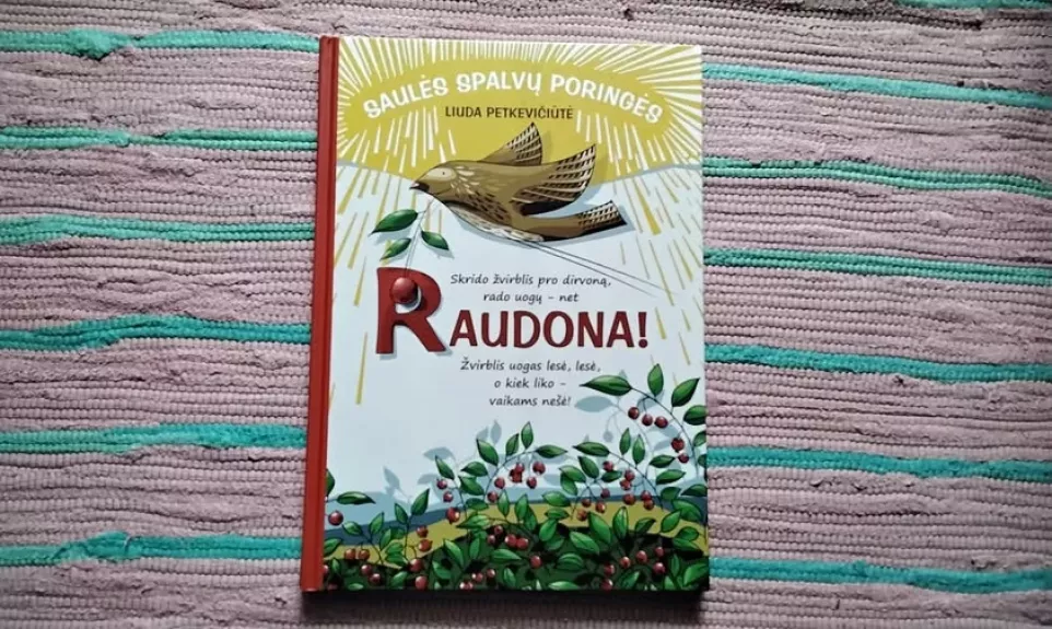 Saulės spalvų poringės: raudona