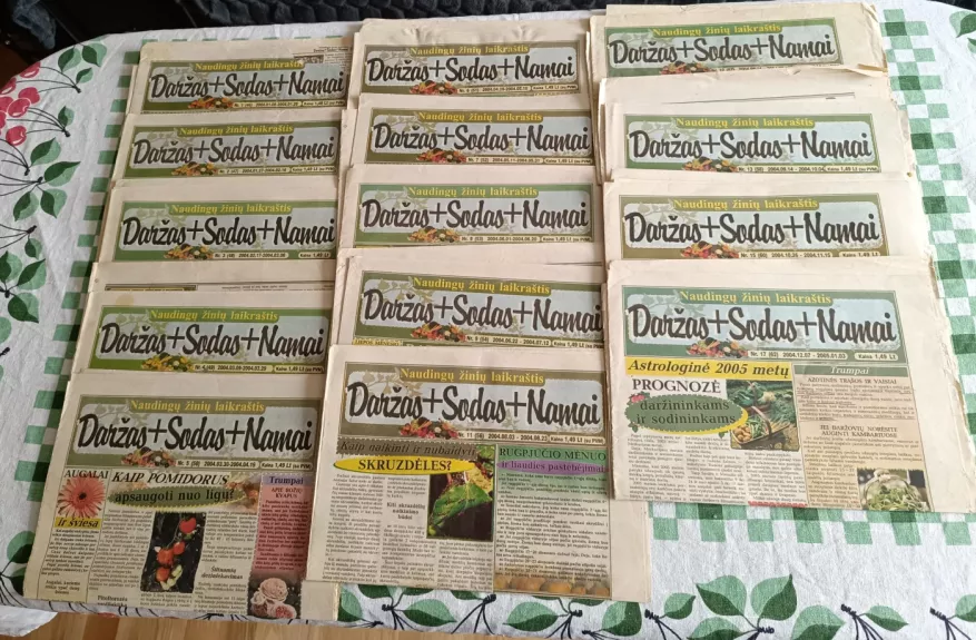 Naudingu ziniu laikrastis. Darzas -Sodas -Namai