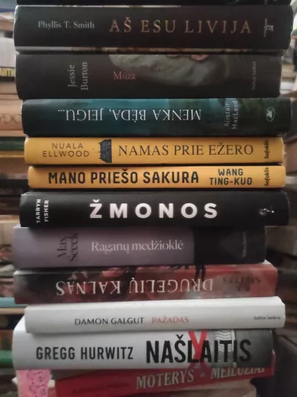 15-a įvairių knygų už viena kaina