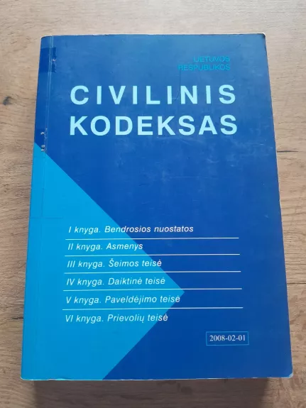 Lietuvis Respublikos Civilinis Kodeksas