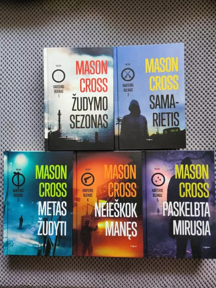 Karteris Bleikas. Žudymo sezonas, Samarietis, Metas žudyti, Neieškok manęs, Paskelbta mirusia