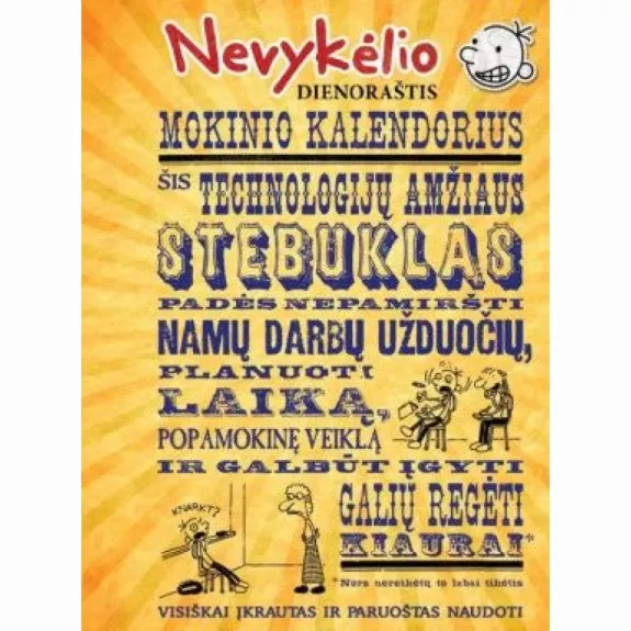 Nevykėlio dienoraštis. Mokinio kalendorius