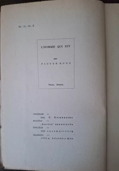 Žmogus, kuris juokiasi IV tomas