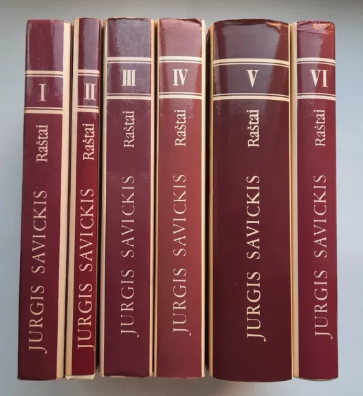 Raštai (6 tomai)