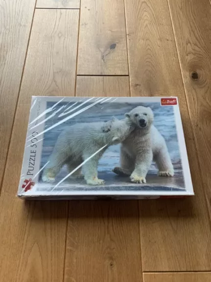 Dėlionė, puzzle „Baltos meškos“ 500 dalių