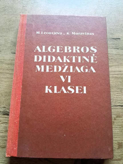 Algebros didaktinė medžiaga VI klasei