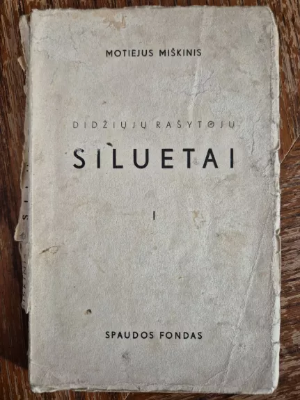 Didžiųjų rašytojų siluetai1936 m