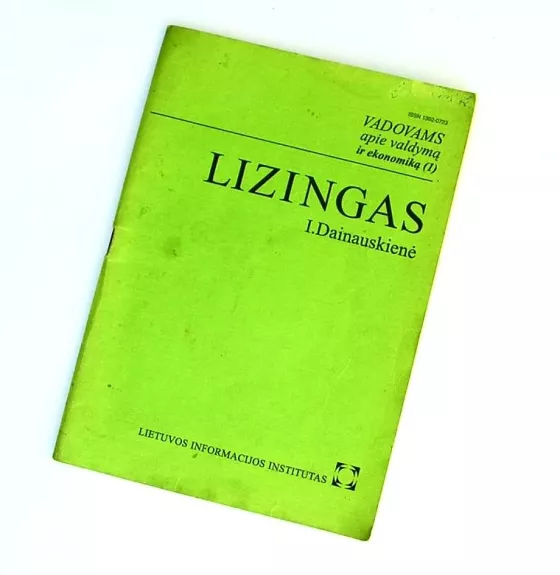 Vadovams apie valdymą ir ekonomika (1) Lizingas