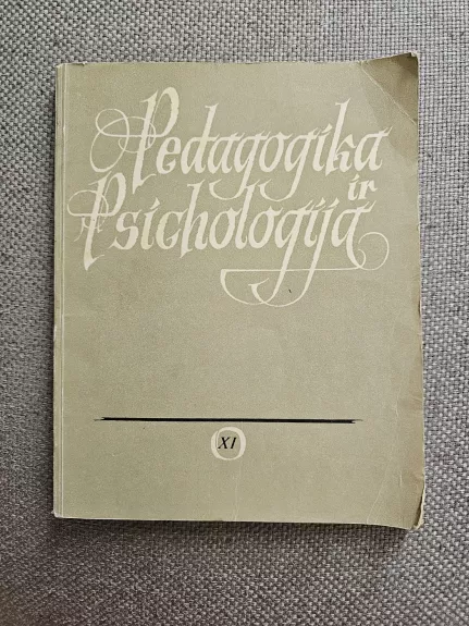 Pedagogika ir psichologija