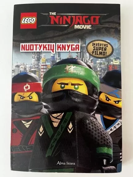 Lego The Ninjago movie  Nuotykių knyga