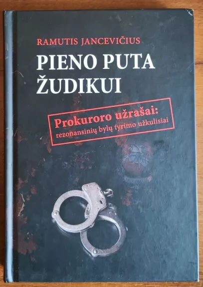 Pieno puta žudikui. Prokuroro užrašai: rezonansinių bylų tyrimo užkulisiai