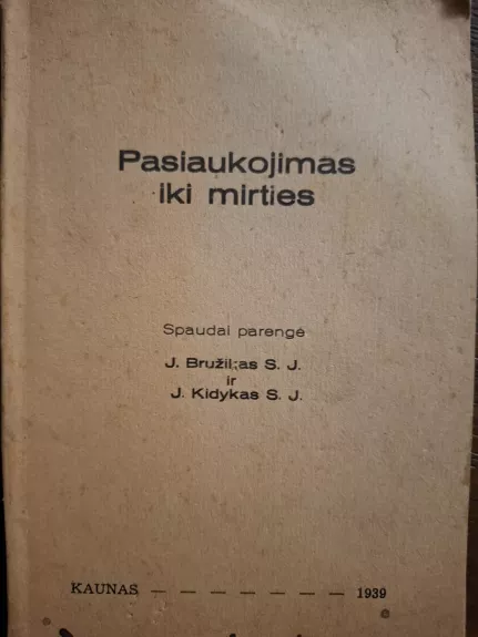 Pasiaukojimas iki mirties