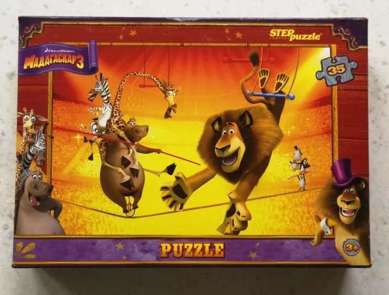 Dėlionė Puzzle 35 “Madagaskaras 3” /  35 Puzzle Madagascar 3 - , stalo žaidimas