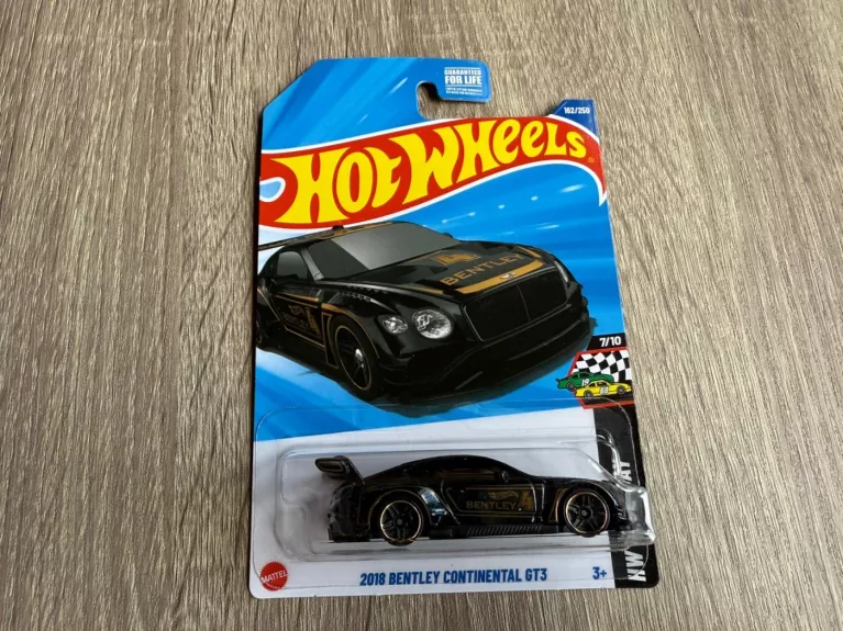 2018 Bentley Continental GT3 Hot Wheels Long Card