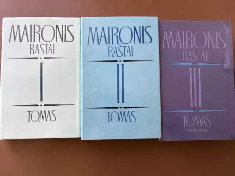 Maironis raštai 1,2,3