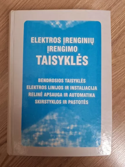 Elektros įrenginių įrengimo taisyklės