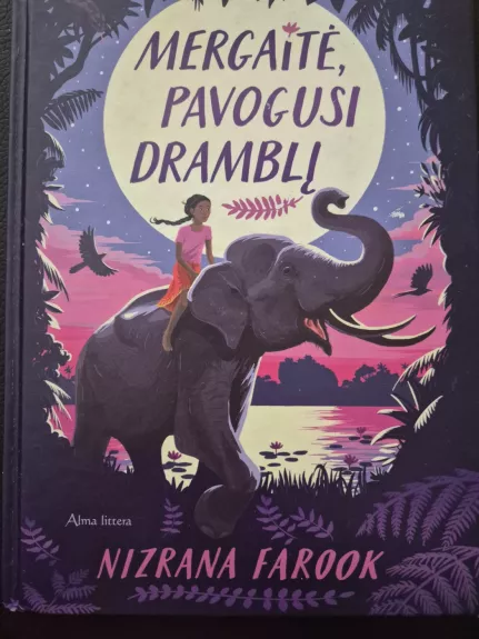 Mergaitė pavogusi dramblį