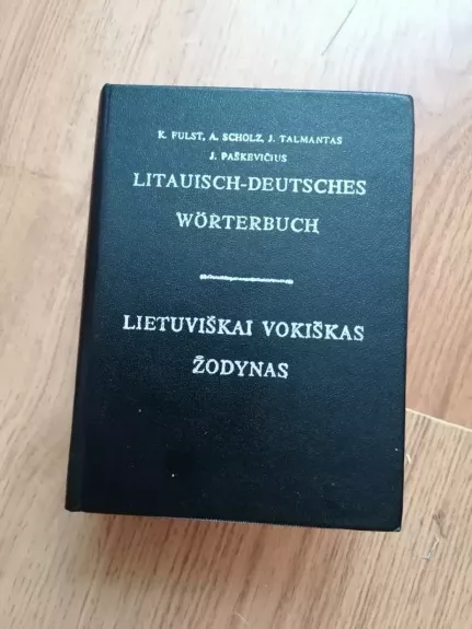 Lietuviškai vokiškas žodynas