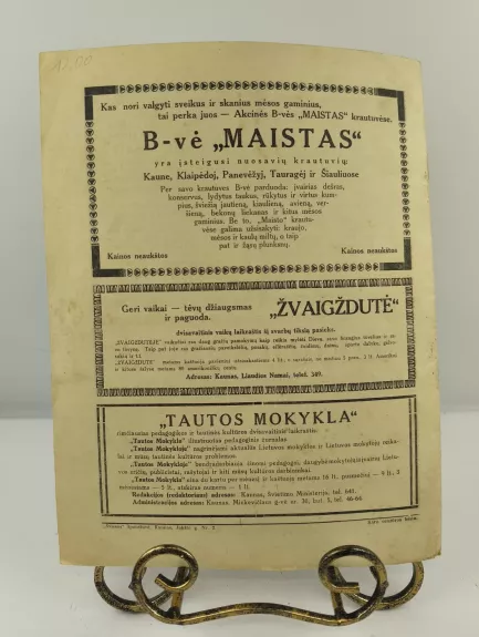 Tautos mokykla nr.3, 1933m.