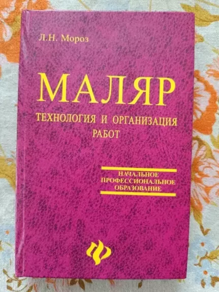 Maliar technologija i organizacija rabot