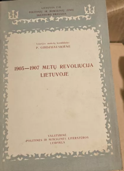 1905-1907 metų revoliucija Lietuvoje