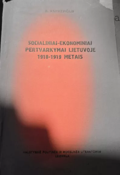 Socialiniai-ekonominiai pertvarkymai Lietuvoje 1918-1919 metais
