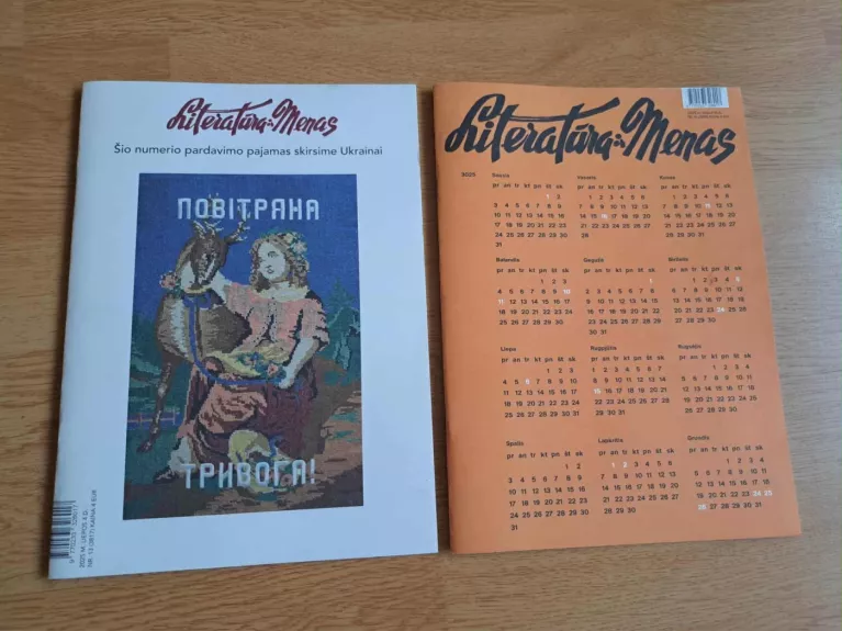 žurnalai Literatūra ir menas